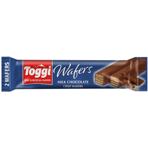 Toggi Wafers Milk Choco 1.75oz-wholesale Toggi Wafers Milk Choco 1.75oz-wholesale
