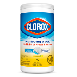 Clorox Disinf Wipes 75ct Crisp Lemon-wholesale