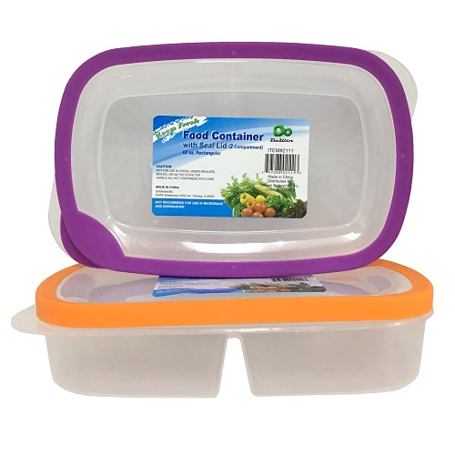 Food Container Rect W-Lid 62oz-wholesale