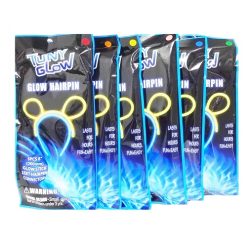 Tuny Glow Sticks Hair Band 3pc Asst-wholesale