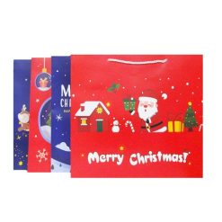 X-Mas Gift Bags Rect Lg Asst-wholesale