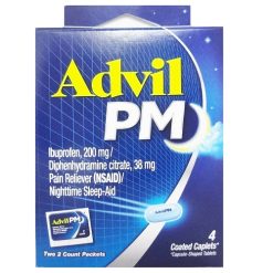 Advil PM Ibuprofen 200mg 4ct-wholesale