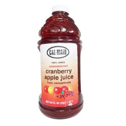 Cal-Maid Cranberry Apple Juice 64oz 100%-wholesale