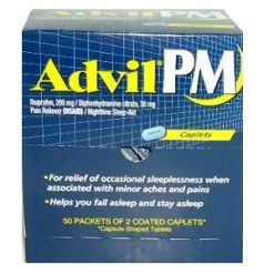 Advil PM 200mg 50ct Caplets-wholesale