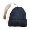 Ladies Beanie Double Layer Asst Clrs-wholesale
