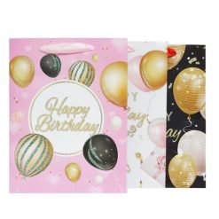 Gift Bags Happy Birthday Smll Asst-wholesale