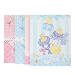 Gift Bags 3D Baby Shower Md Asst-wholesale