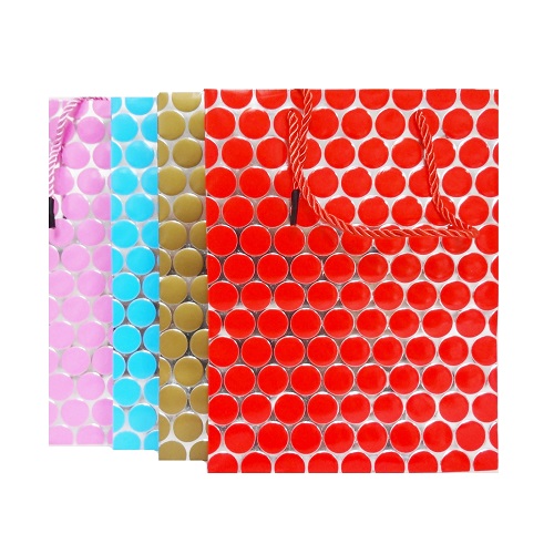 Gift Bags Polka Dot Smll Asst Clrs-wholesale Gift Bags Polka Dot Smll Asst Clrs-wholesale