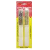 Wire Brush 2pk Brass 7½in-wholesale