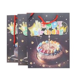 Gift Bags Happy Birthday Smll Asst-wholesale