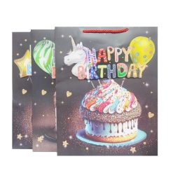 Gift Bags 3D Happy Birthday Md Asst-wholesale