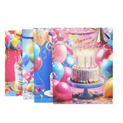 Gift Bags 3D Feliz Cumpleaños Smll Asst-wholesale