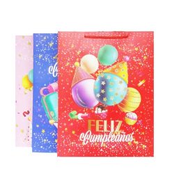 Gift Bags 3D Feliz Cumpleaños Lg Asst-wholesale
