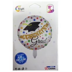 Balloons Foil 18in CONGRATS-wholesale