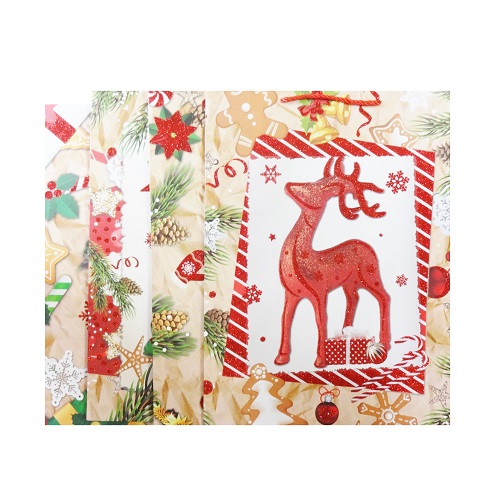 X-Mas Gift Bags Lg Asst-wholesale X-Mas Gift Bags Lg Asst-wholesale