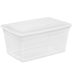 Sterilite Storage Box 90qt  Clear W-Lid-wholesale