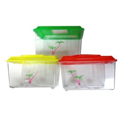 Fish Tank 5X9in Asst Clr Lids-wholesale