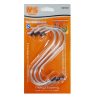 S Hooks Set 3pc 4½in-wholesale