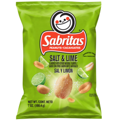 Sabritas Peanuts Salt & Lime 7oz-wholesale