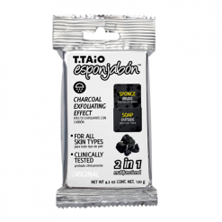 T.Taio Esponjabon Charcoal 4.2oz 2 In 1-wholesale