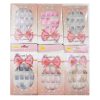 Nails Pre-Glued 12ct W-Glitter Asst Clrs-wholesale