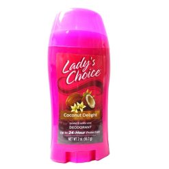 Ladys Choice Deo 2oz Coconut Delight-wholesale