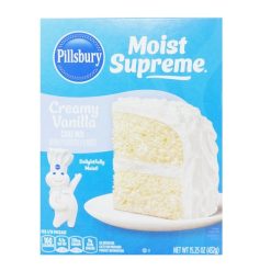 Pillsbury Cake Mix Creamy Vanilla 15.25o-wholesale