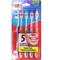 Oral Fusion Toothbrush 5pk Md-wholesale