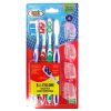Oral Fusion Toothbrush 8pk W-Caps Md-wholesale