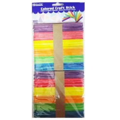 Craft Sticks Colored 100ct-wholesale