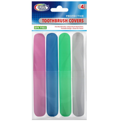 Oral Fusioin Toothbrush Covers 4pc Asst-wholesale