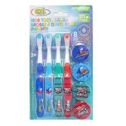 Oral Fusion Kids Toothbrush 4pk-wholesale