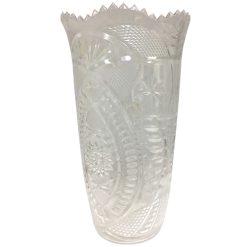 Vase Clear Plastic W-Design-wholesale