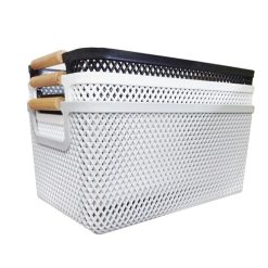 Storage Bin Plastic Asst Clrs 12X8X5.6-wholesale