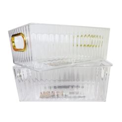 Storage Bin Plastic Clear 8X5.7X3in-wholesale