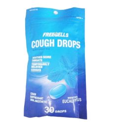 Freegells Cough Drops 30ct Eucalyptus-wholesale