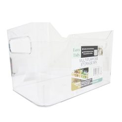 Storage Bin 9.1X6.1X5.1 Clear-wholesale