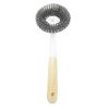 Scourer Brush W-Wooden Handle 10in-wholesale