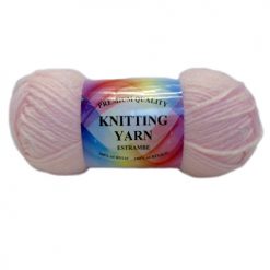 Knitting Yarn Light Pink 100% Acrylic