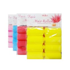Hair Rollers Sponge 8pk Md Asst Clrs-wholesale