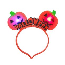 Halloween Headband W-Pumpkin & Light-wholesale