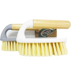 F.S Scrub Brush Bamboo Handle 5in-wholesale