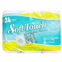 Soft Touch Bath Tissue 12ct 200ct 2ply-wholesale