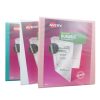 Binder 3 Ring 1in Clear Cover Asst Clrs-wholesale