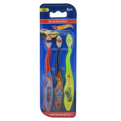 Kids Toothbrush 3pk Hot Wheels-wholesale