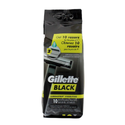 Gillette Black Razor 10pk Lubrastrip-wholesale