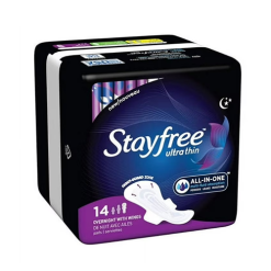 Stayfree Ulta Thin Pads 14ct Overnight-wholesale