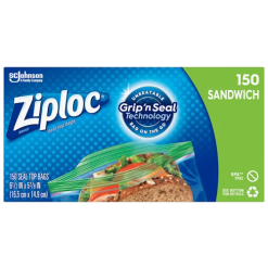 Ziploc Sandwich Bags 150ct-wholesale