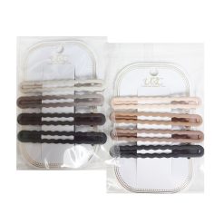 Hair Clips 4ct Asst Clrs-wholesale