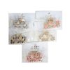 Hair Metal Clip W-Flowers Smll Asst Clrs-wholesale